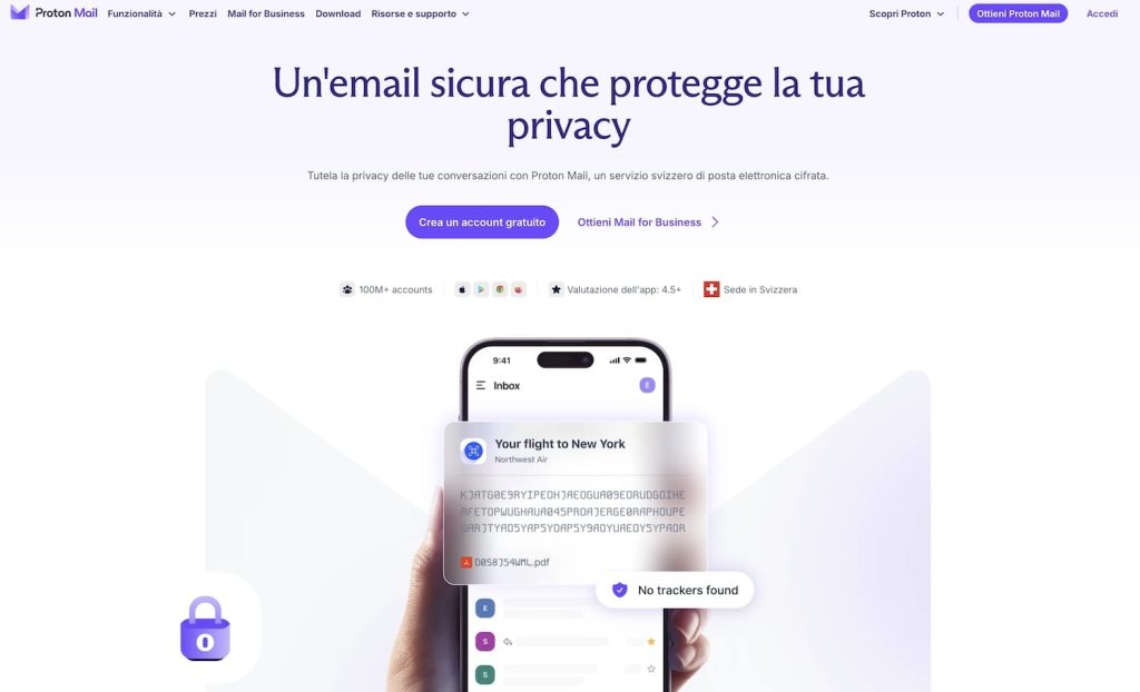 Proton Mail screenshot